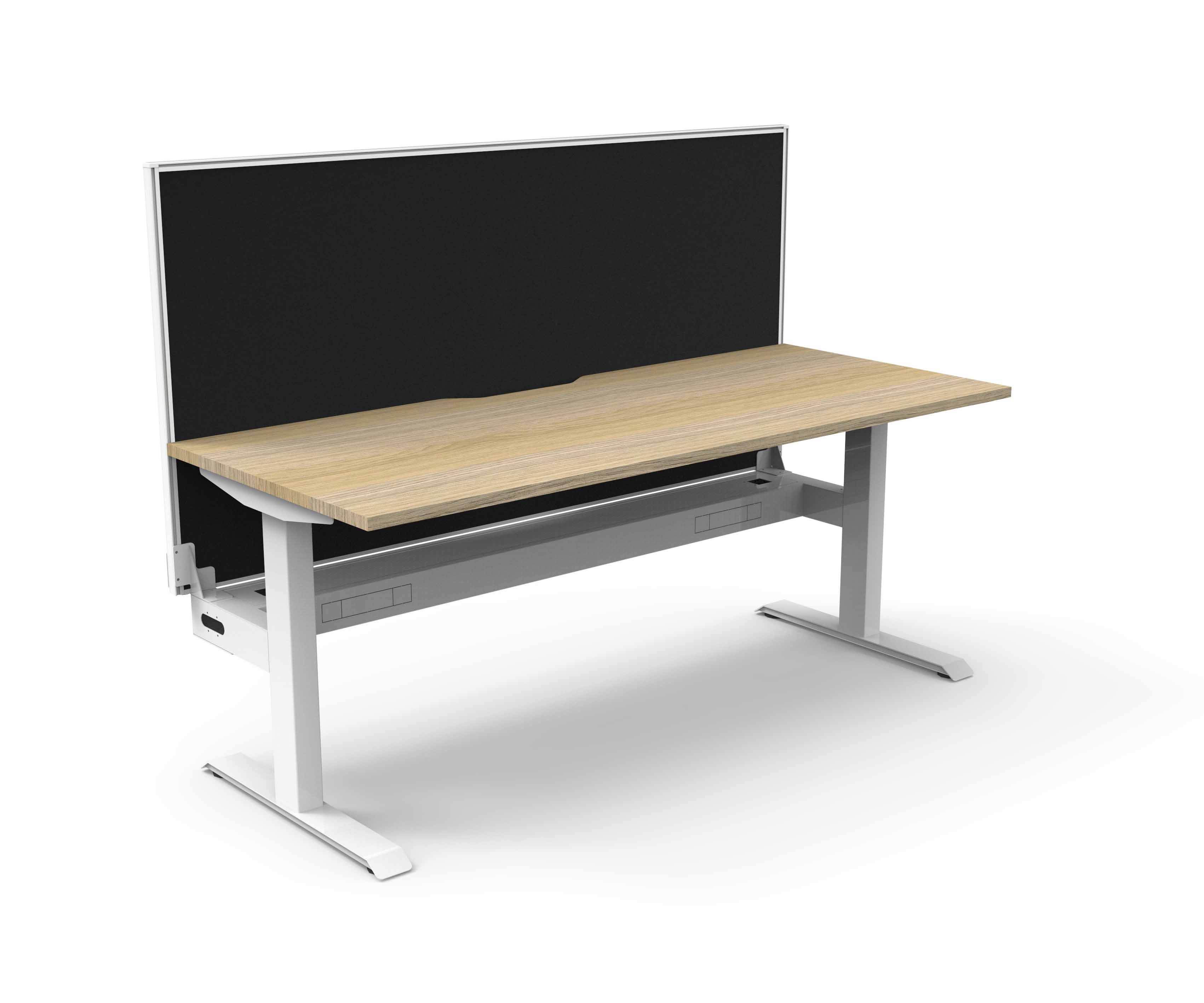 Boost Static Single Sided Workstation 1500x750 - with Screen